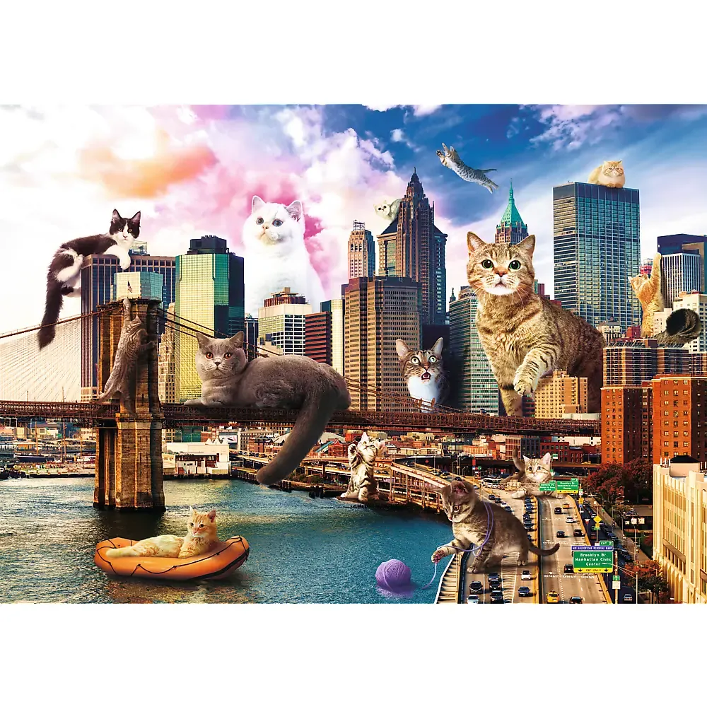 Pisicile in New York, 1000 elemente (10595)