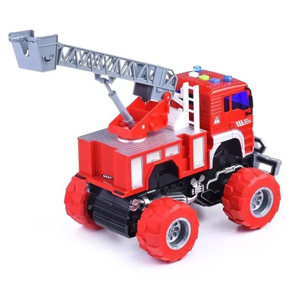 Autospecială off-road pompieri cu inerție, lumini și sunete – 1:20 – WY553B ,Wenyi (25536)