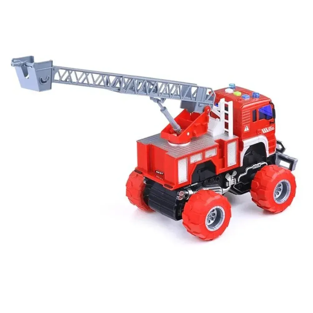 Autospecială off-road pompieri cu inerție, lumini și sunete – 1:20 – WY553B ,Wenyi (25536)