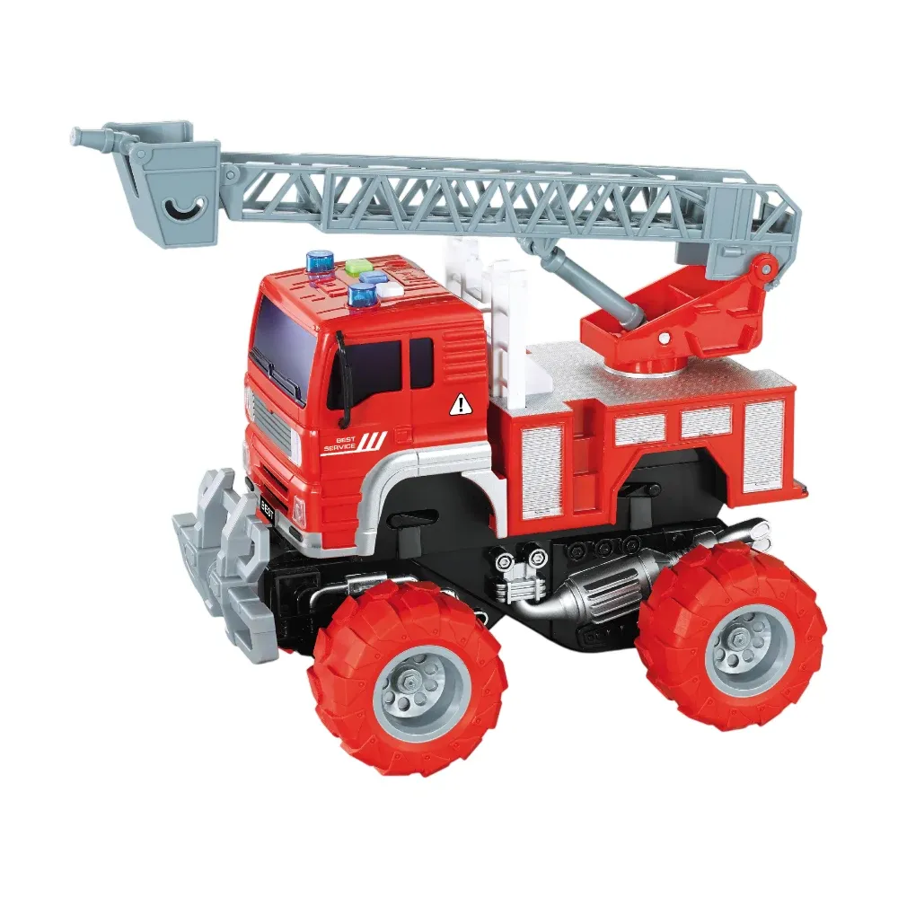 Autospecială off-road pompieri cu inerție, lumini și sunete – 1:20 – WY553B ,Wenyi (25536)