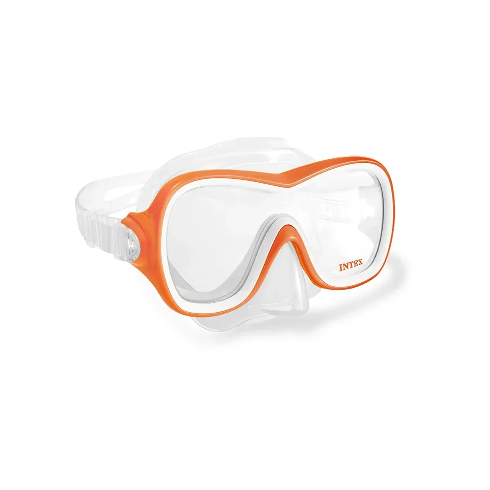 Набор маски для плавания Intex Wave Rider и трубки для головы, от 8 лет (55647)