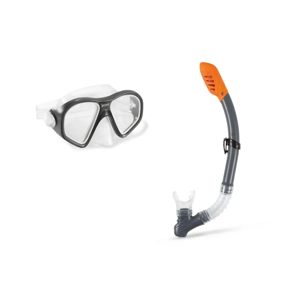 Set mască și tub frontal pentru înot Reef Rider, 14+ ani, Intex (55648)