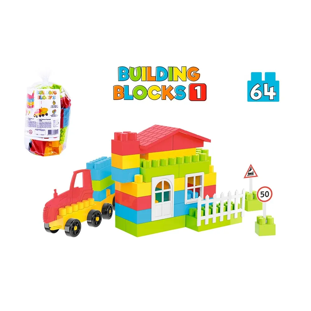 Set constructor Nr.1 , 64 elemente ,Technok (0496)