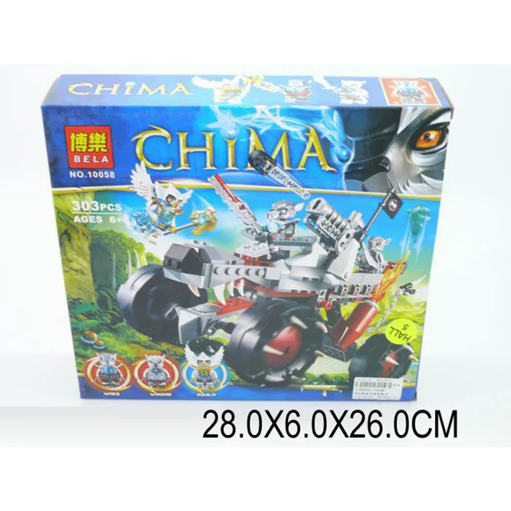 Строитель CHIMA 303 элемента (95326)