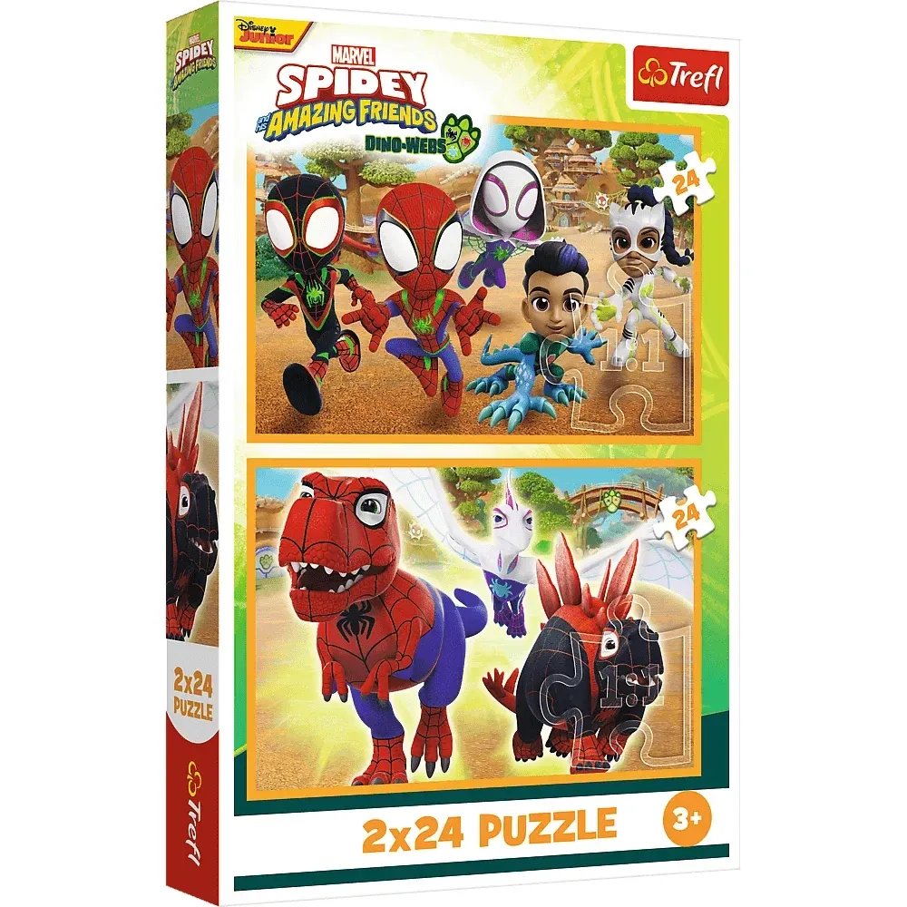 Spiderman si dinozaurii, 2×24 elemente (34432)