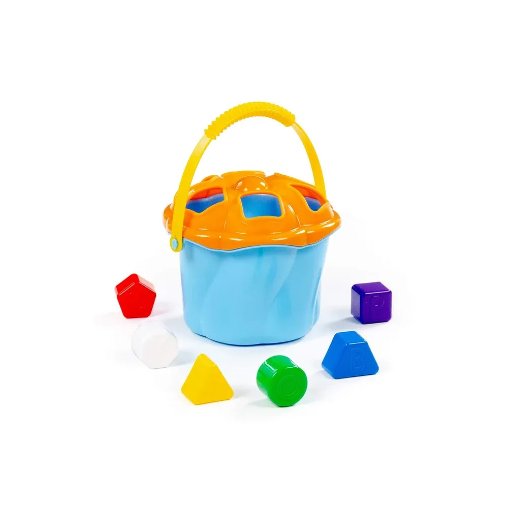 Găletușă educativă cu sorter de forme, Polesie (93486)