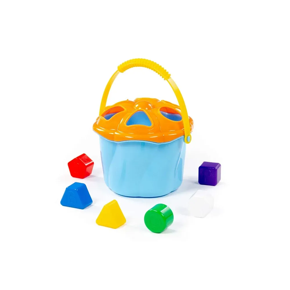 Găletușă educativă cu sorter de forme, Polesie (93486)