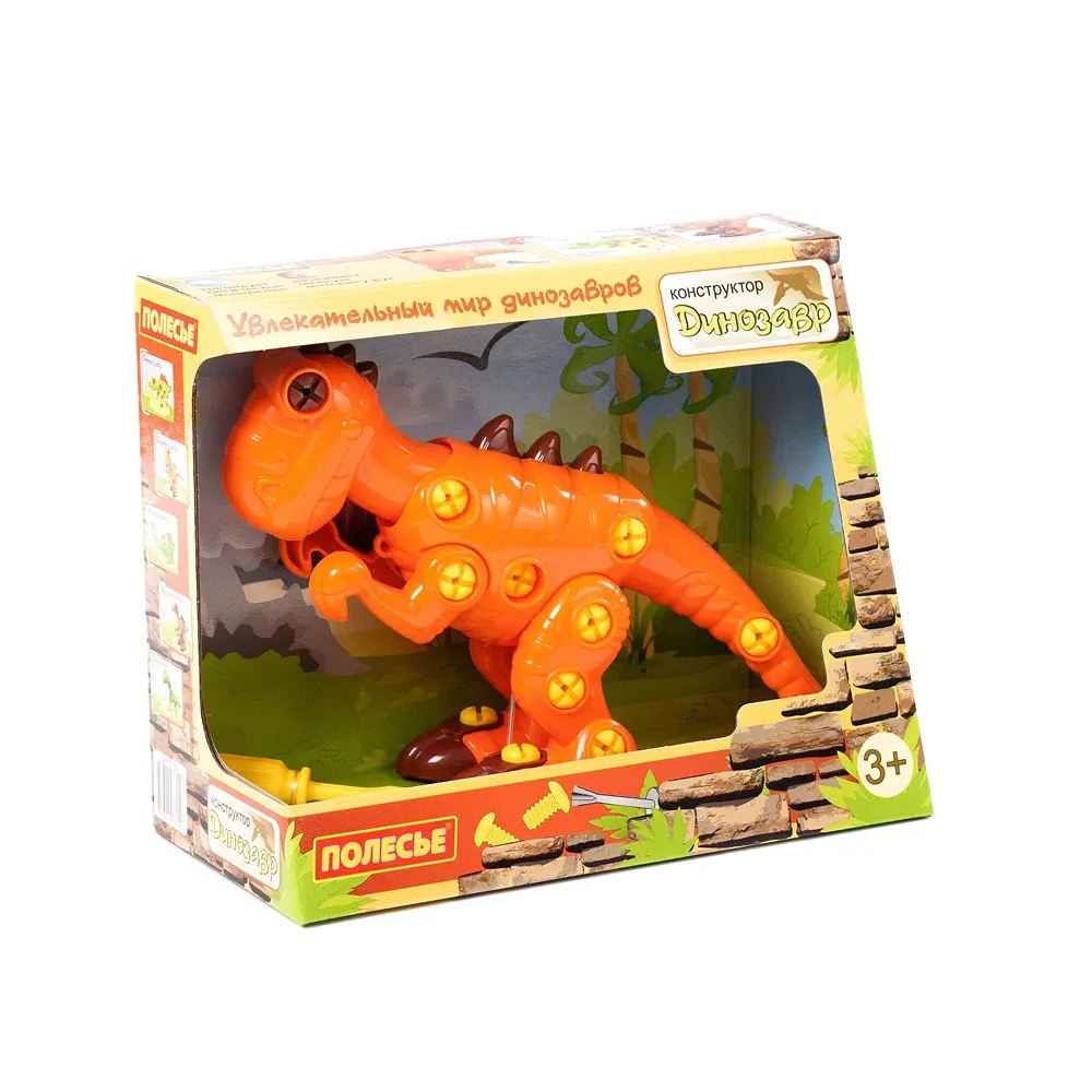 Constructor dinozaur Tiranozaur – 40 piese, Polesie (77158)