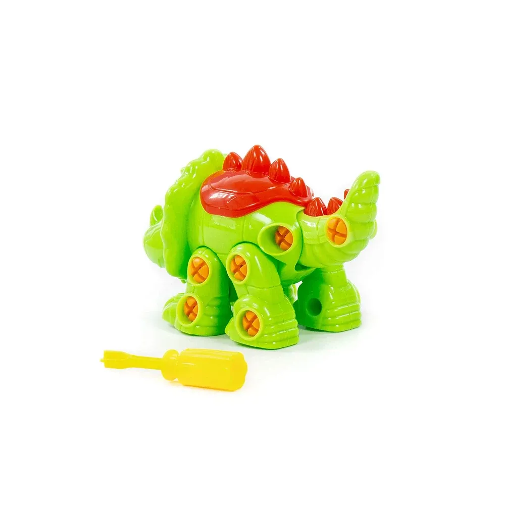 Constructor dinozaur Triceratops – 32 piese, Polesie (76816)