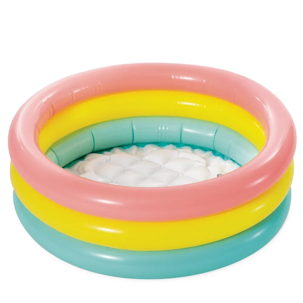 Piscină gonflabilă pentru copii Sunset Glow, 61×22 cm, 28 L, 1–3 ani, Intex (57107)