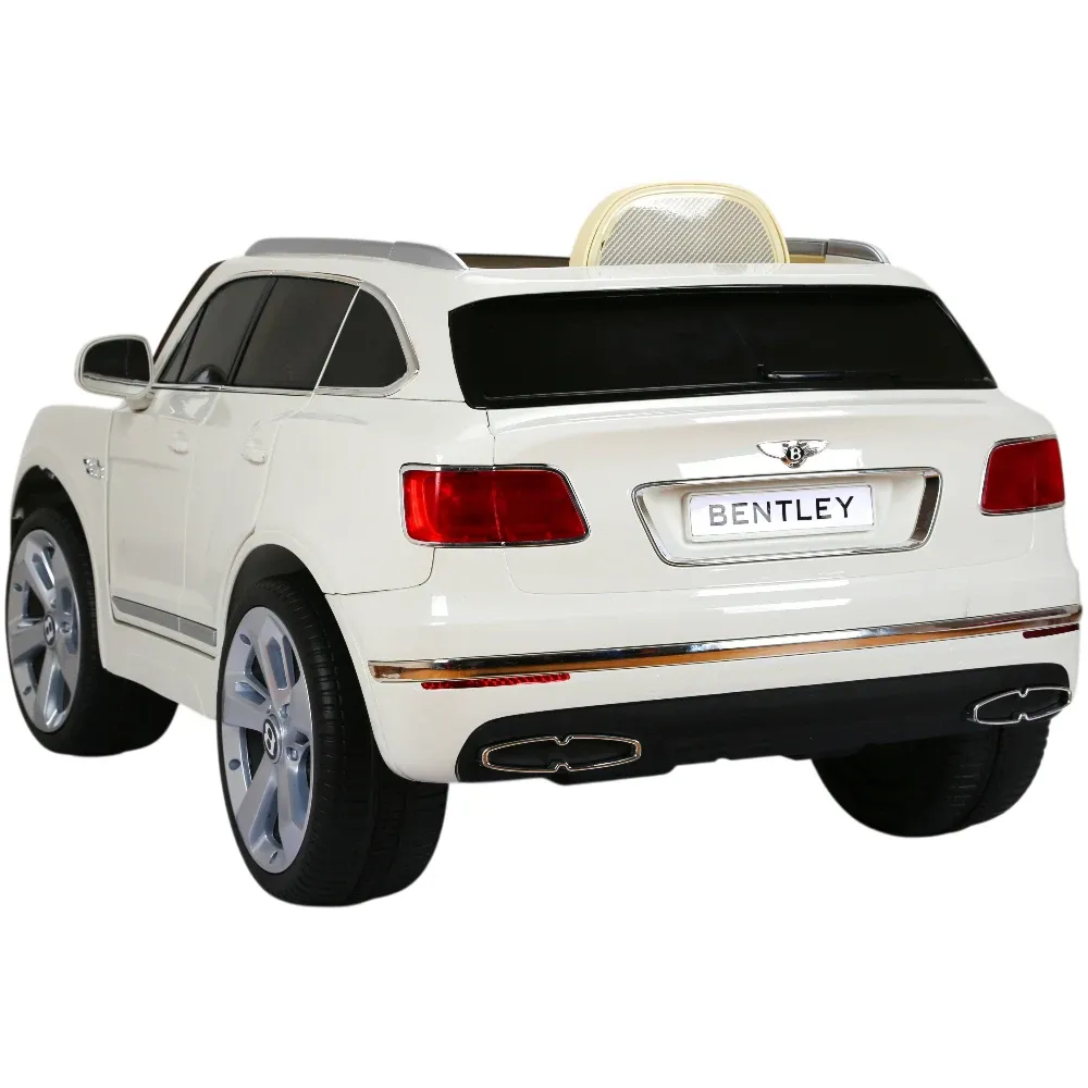 Mașină electrică pentru copii Bentley Bentayga (JJ2158 / 2 alba)