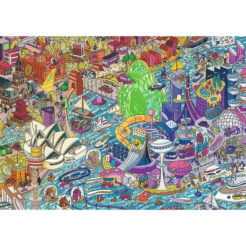 Time Travel: Sydney, Australia, 1000 elemente UFT EYE-SPY (10751)