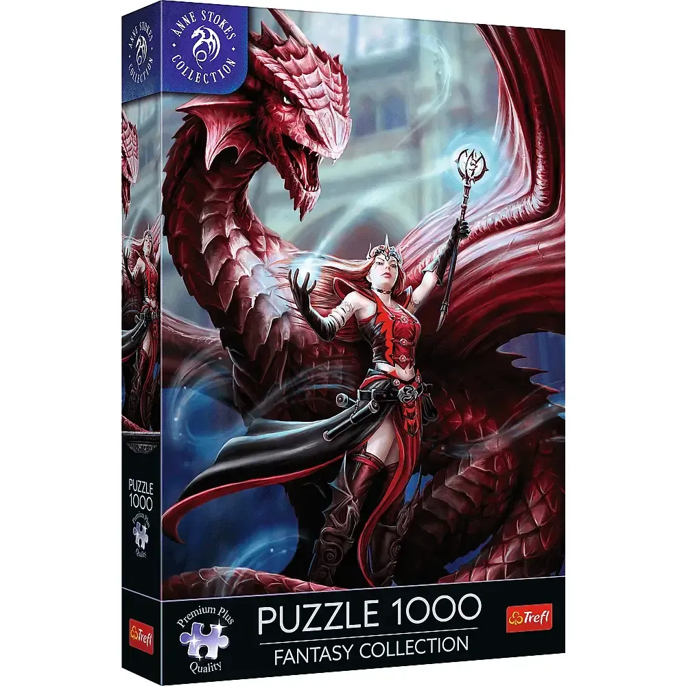 Scarlet Mage, 1000 шт. Коллекция Premium Plus Fantasy от Anne Stokes (10902)
