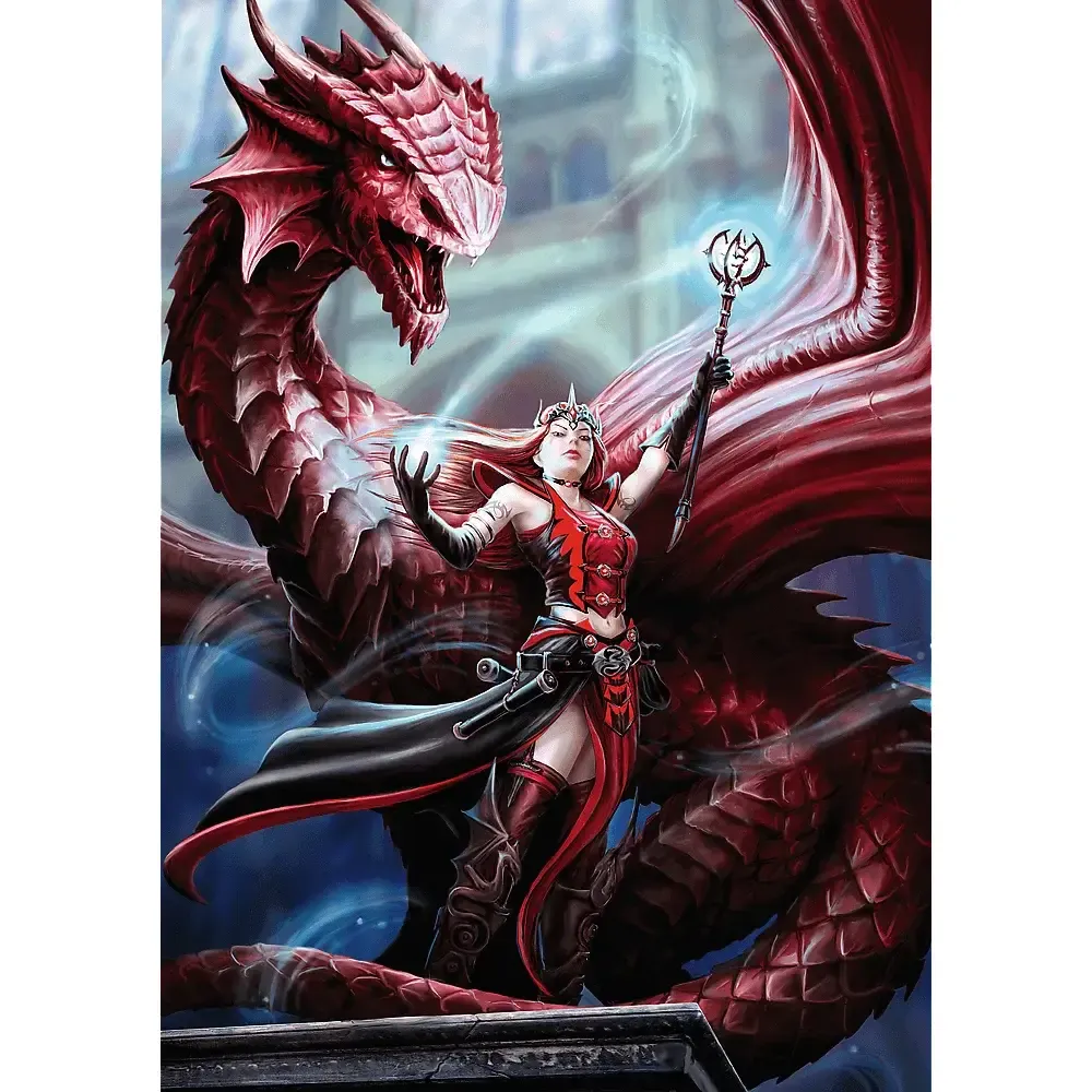 Scarlet Mage, 1000 шт. Коллекция Premium Plus Fantasy от Anne Stokes (10902)