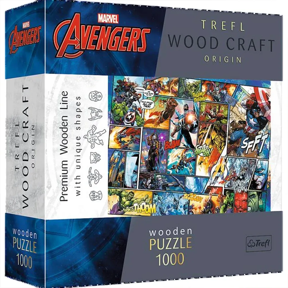 Вселенная комиксов, Marvel, 1000 деревянных элементов (20165)