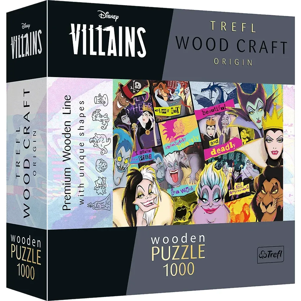 Villains Reunion, 1000 elemente din lemn (20167)