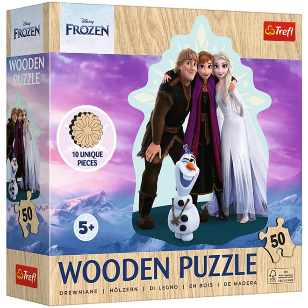 Frozen, 50 elemente din lemn (20283)
