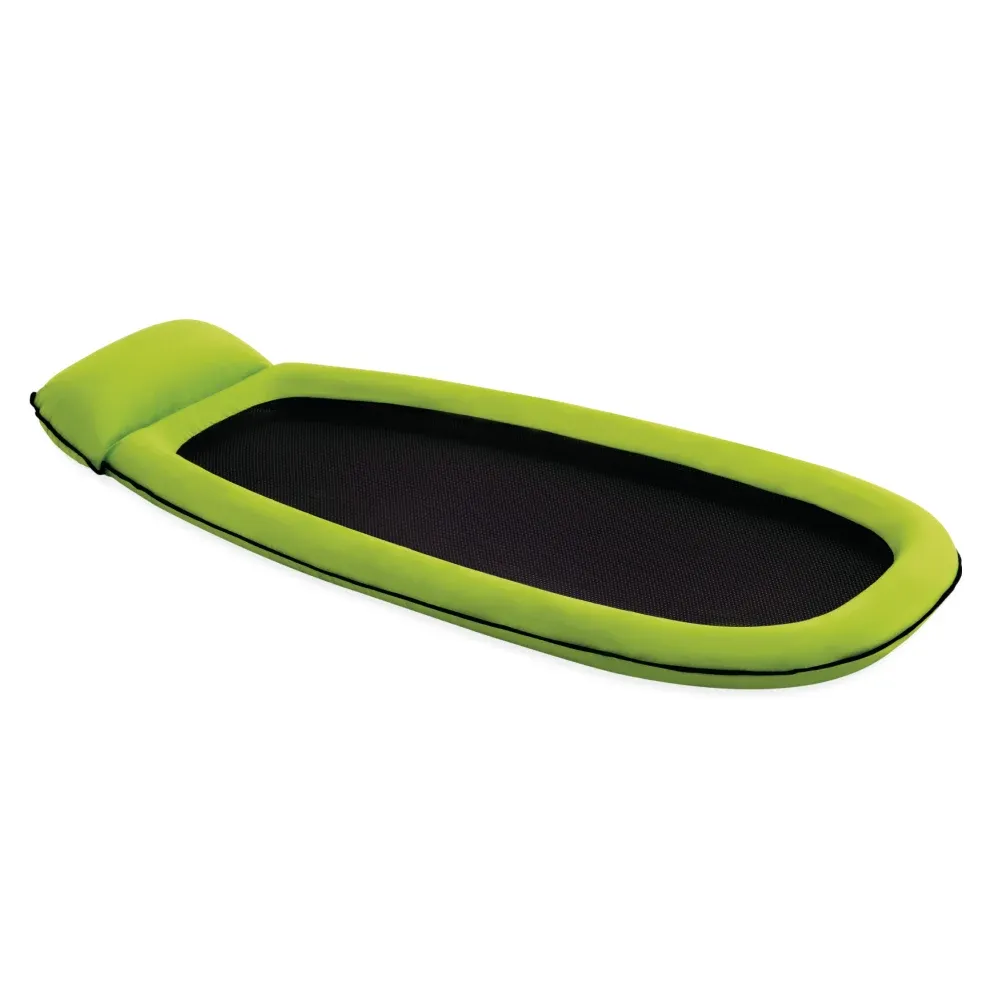 Saltea gonflabilă tip șezlong pentru apă, cu plasă și pernă, 178×94 cm, max. 100 kg, Intex (58836)