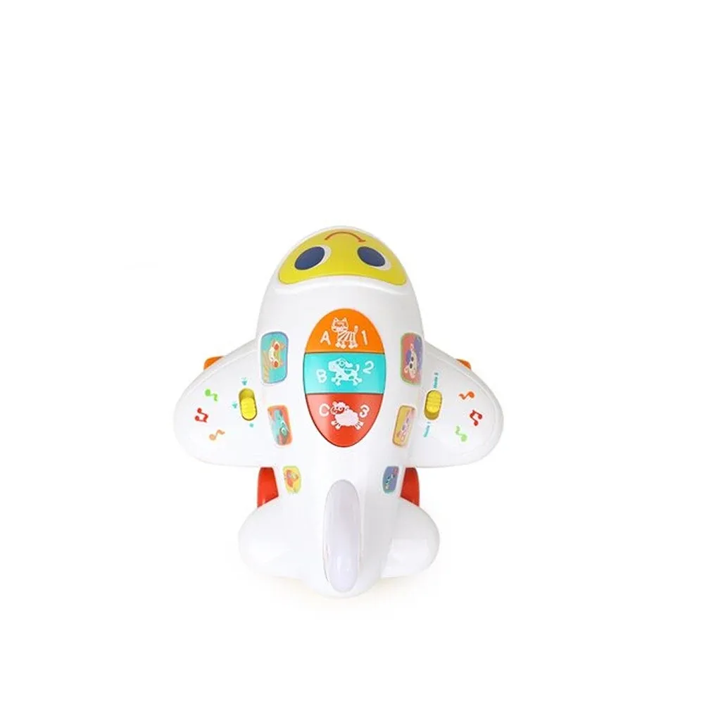 Интерактивная игрушка Самолет с музыкой и подсветкой Hola 6103 (75888)