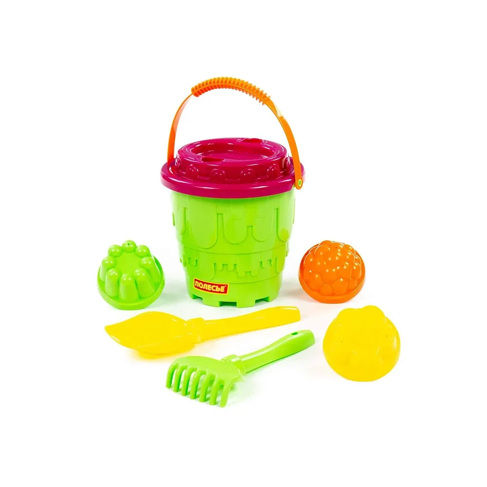Set pentru nisip cu găletușă și forme, Polesie (51752)