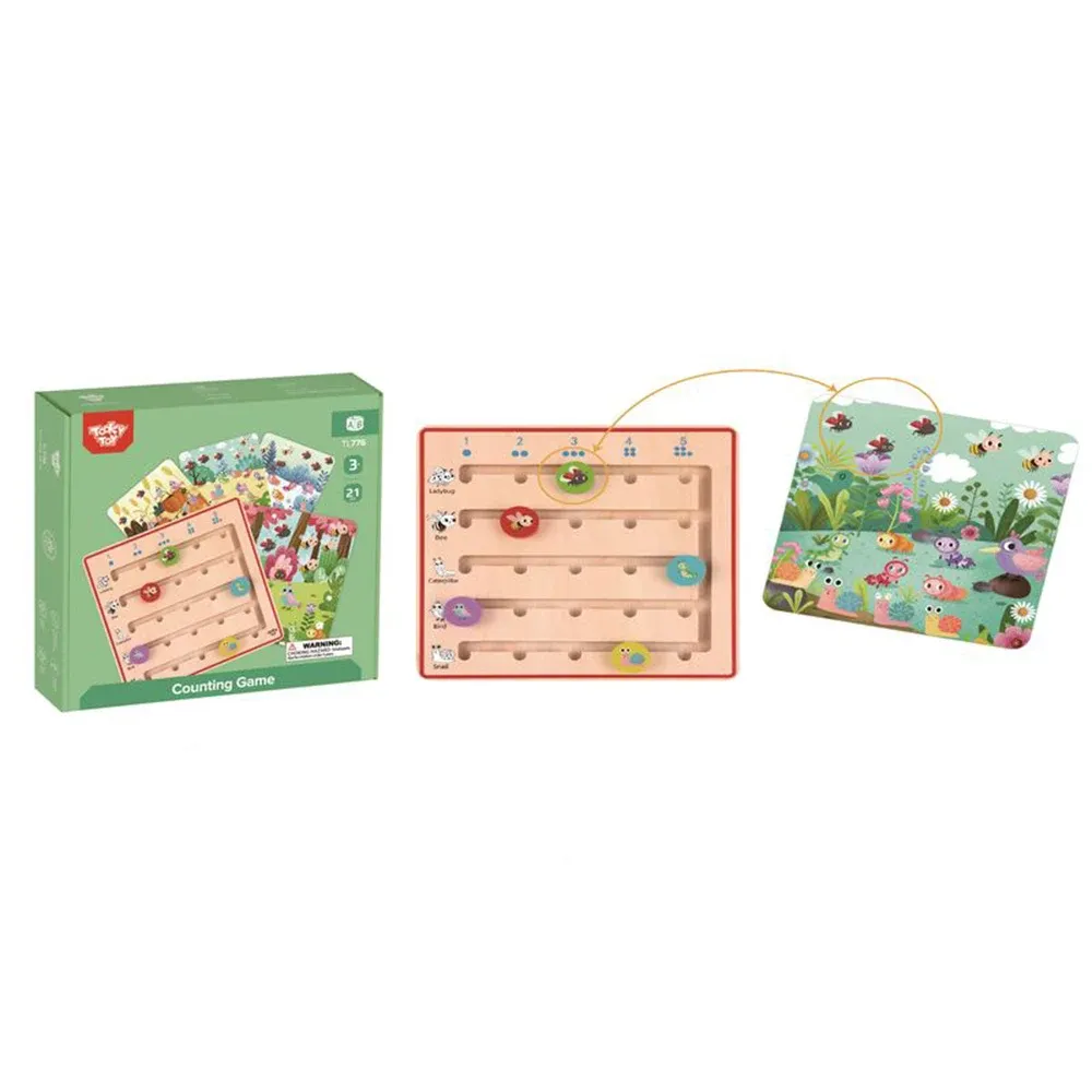 Set de joacă din lemn Numărătoarea TL776 (70062)