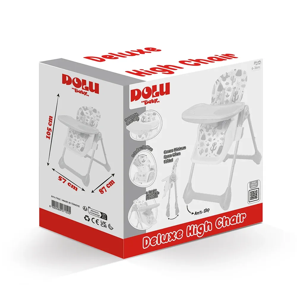 Scaun de masă pentru bebeluși, Dolu (7154)