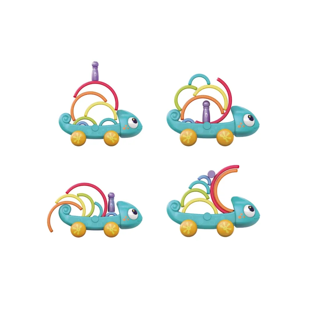 Jucărie interactivă Cameleon curcubeu Montessori, Hola HA795700 (03089)