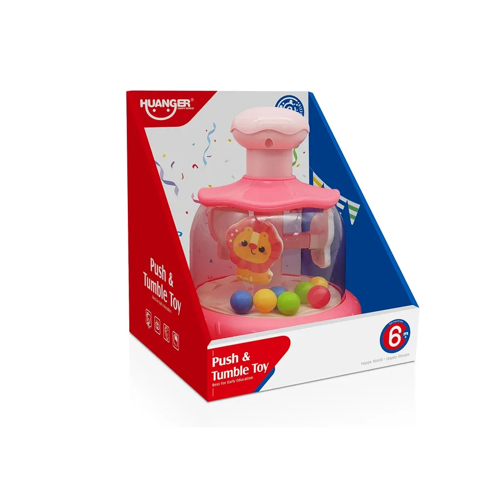 Carusel interactiv cu bile pentru bebeluși, Huanger HE8091 (18004)