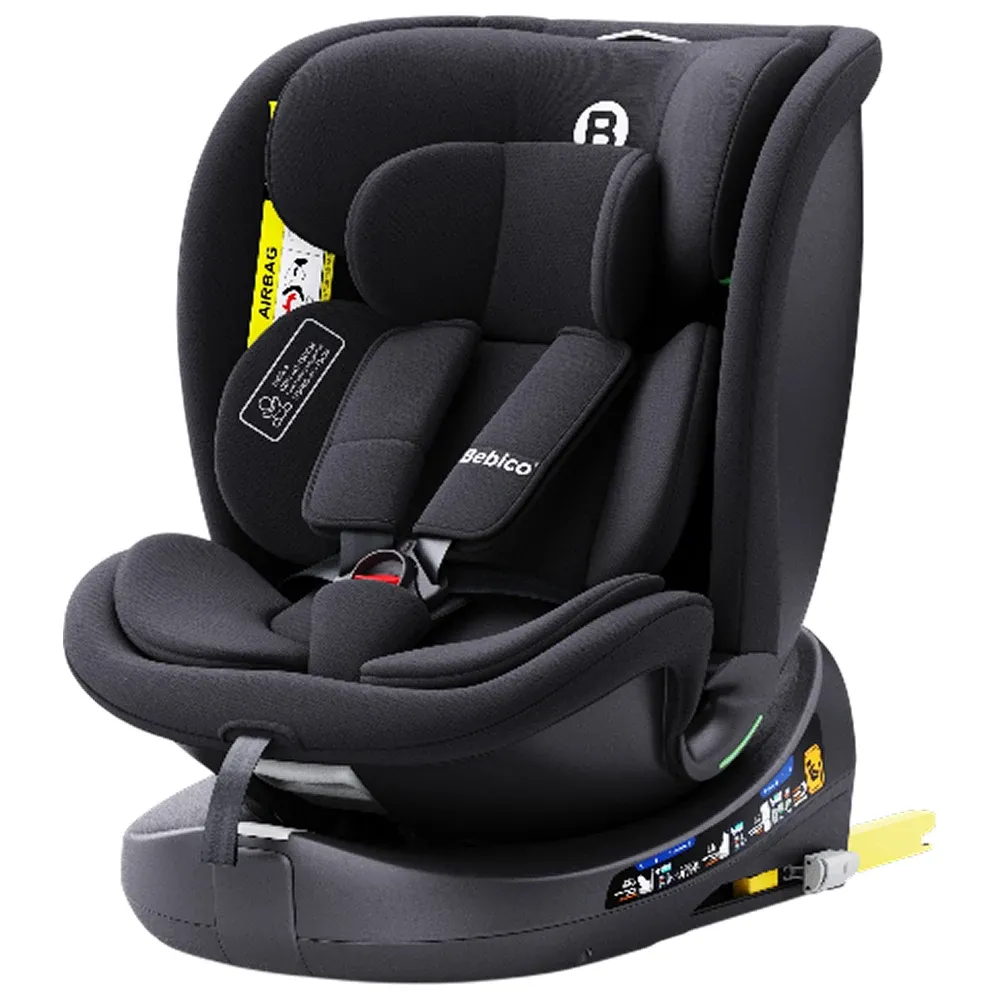 Scaun auto pentru copii 40–150 cm, Bebico (C011 negru)