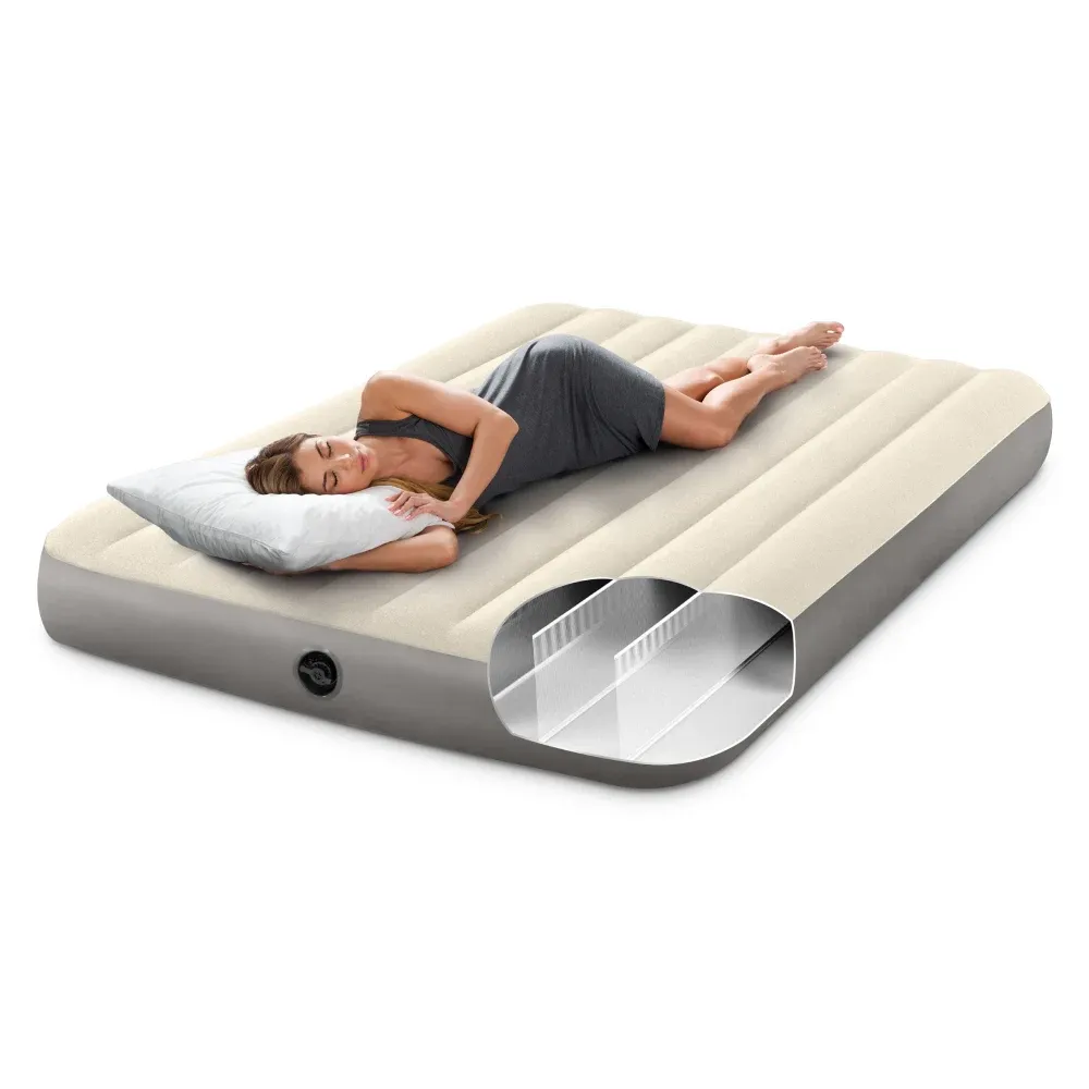 Saltea gonflabilă Queen Single-High, 152×203×25 cm, max. 272 kg, Intex (64103)