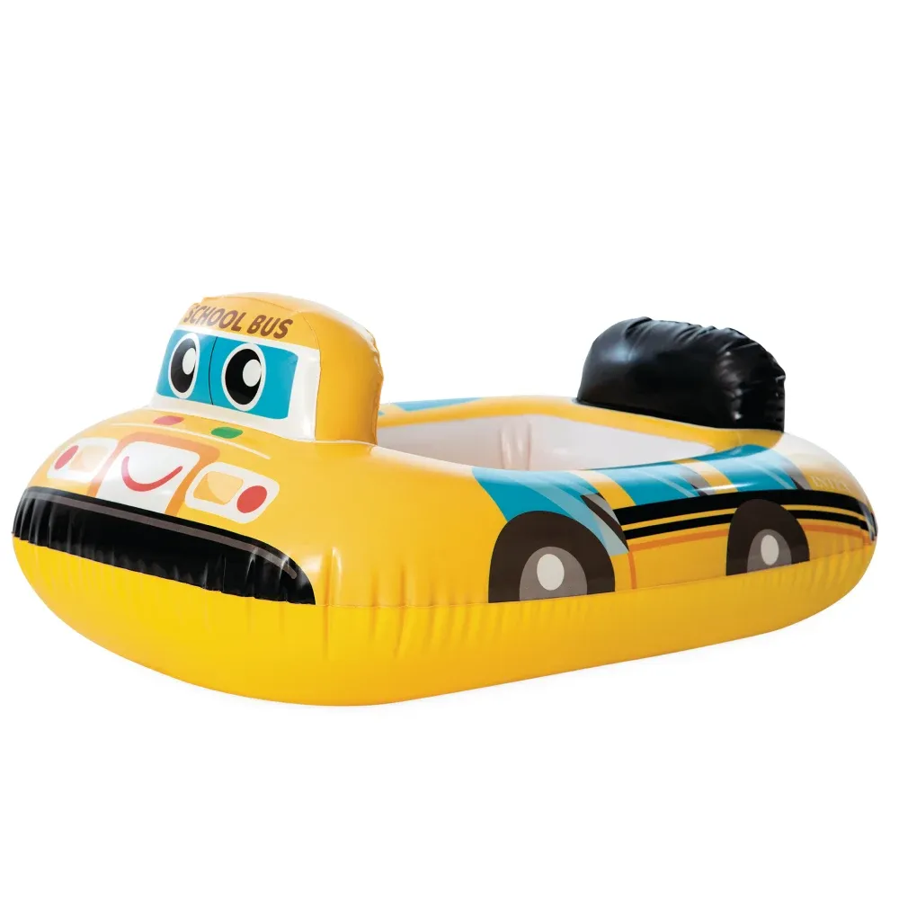Colac gonflabil cu scaun tip mașinuță, 84×58 cm, max. 15 kg, 3 modele, 1–2 ani, Intex (59586)