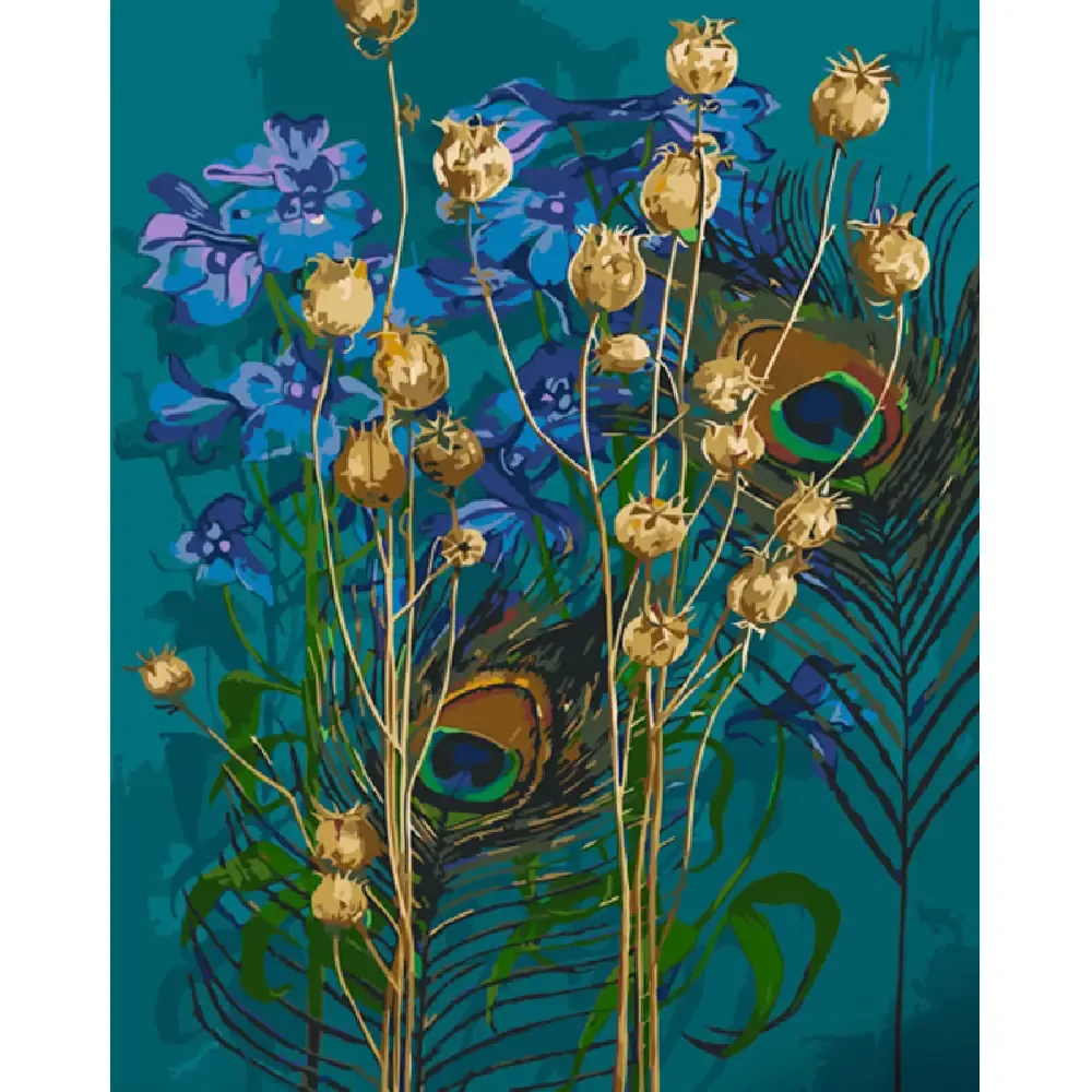 Картина по номерам Эффектный букет, 40×50 см, Стратег (GS1407)