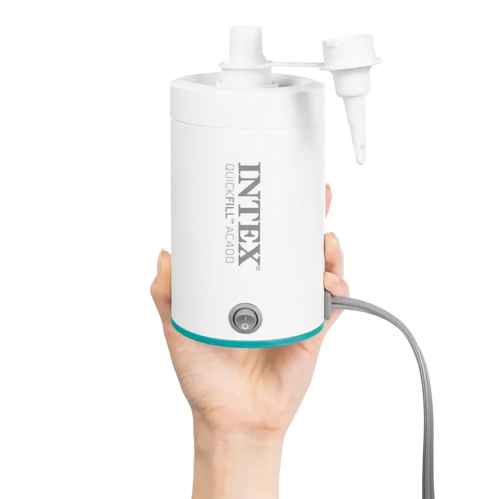 Pompă electrică QuickFill AC400, 400 l/min, 2 duze, Intex (66646)