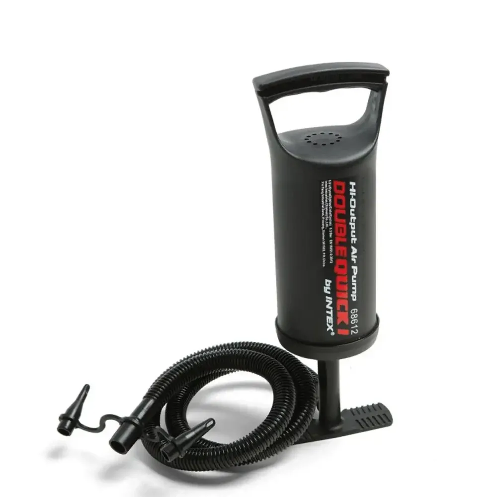 Pompă manuală Double Quick I, 29 cm, 3 duze, Intex (68612)