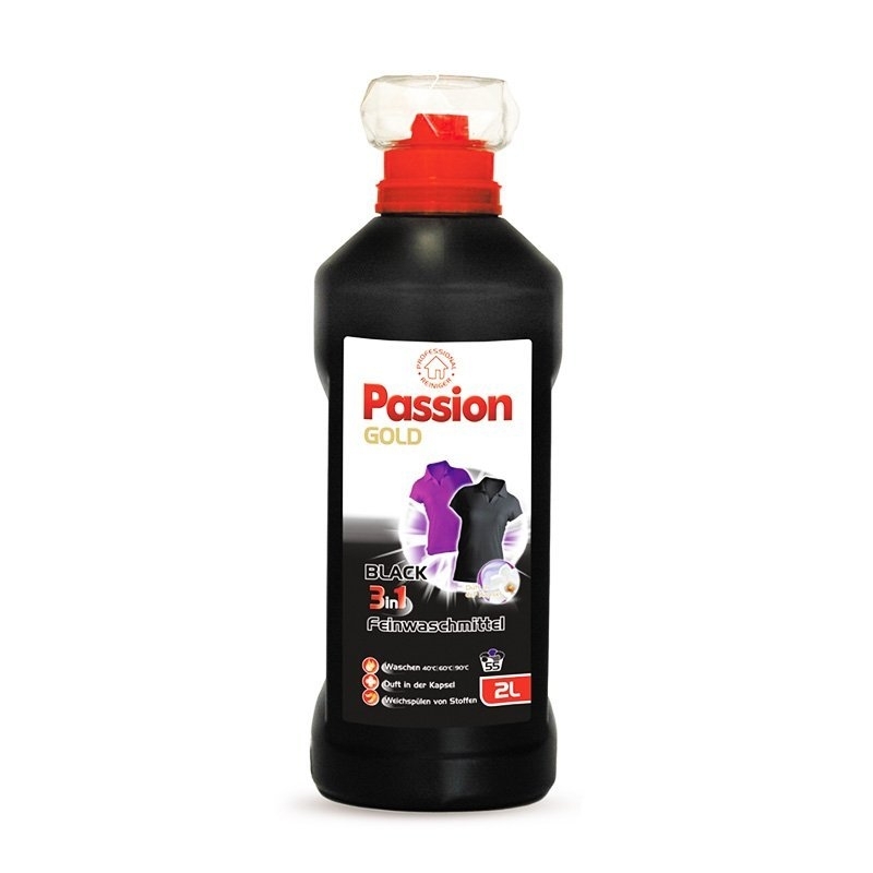 Detergent lichid Passion Gold 2 L 3in1 black feinwaschmittel