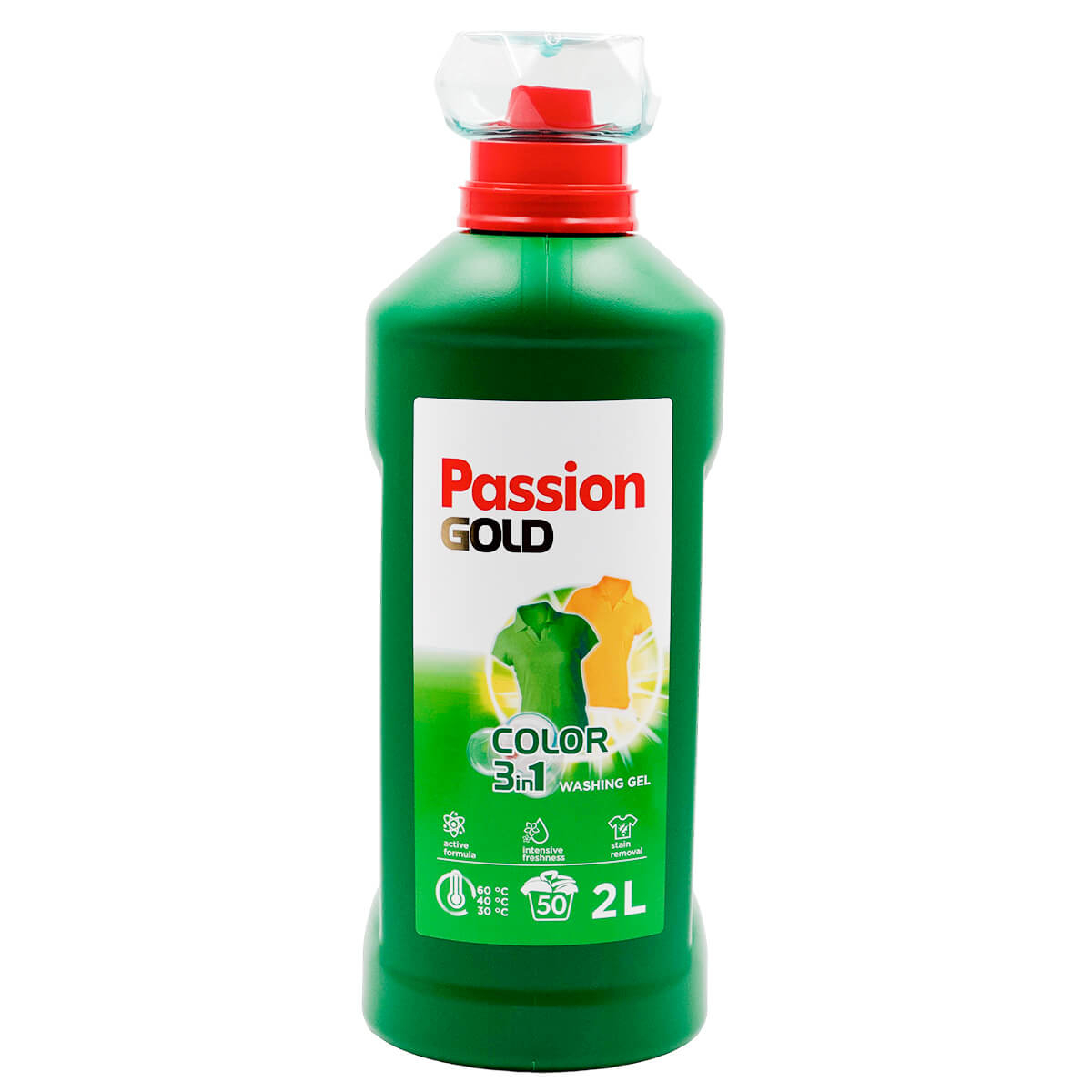 Detergent lichid Passion Gold 2 L 3in1 Colorwaschmittell