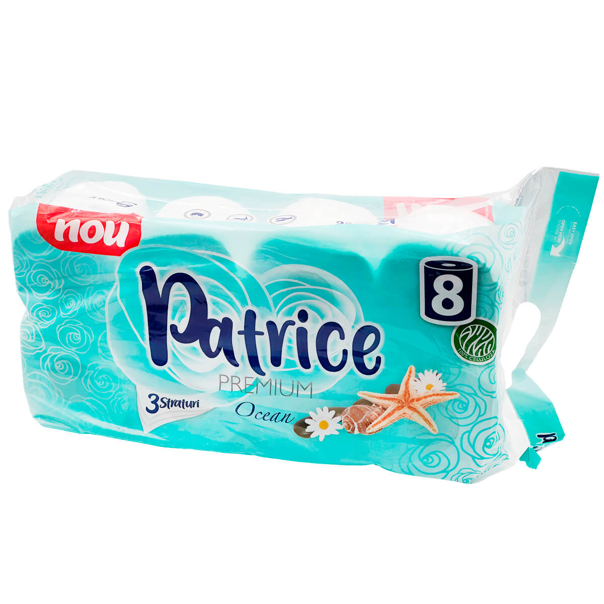Hirtie igienica Patrice Ocean 8 role 3 str 145 foi 12*9.5 cm