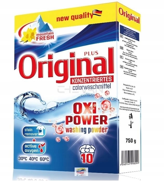 Original OXI POWER praf de spalat 750g COLOR
