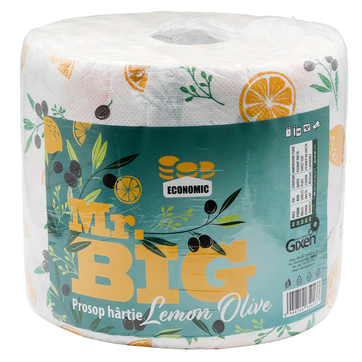Prosop p/u bucutarie M.r Big lemon&olive 2 str 330 foi 20*22 cm 115m