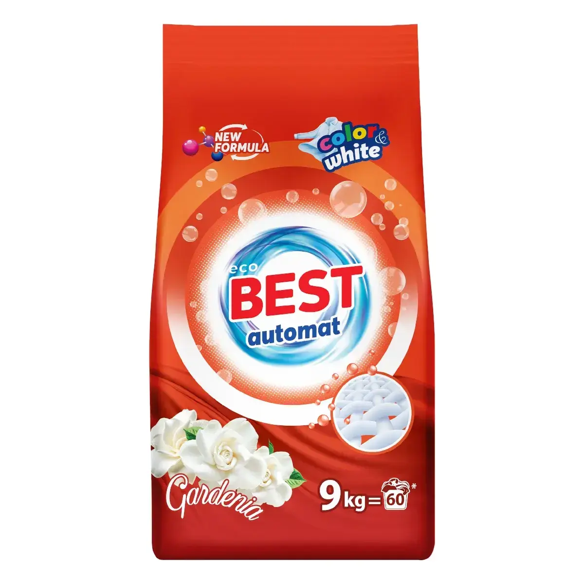 Pudră Best 9kg Matik Color&White Gardenia +++++