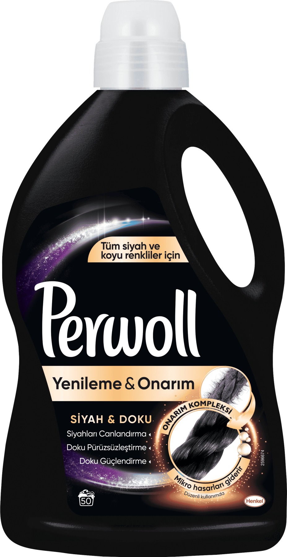 Pudră lichidă Perwoll 2.97l Negru