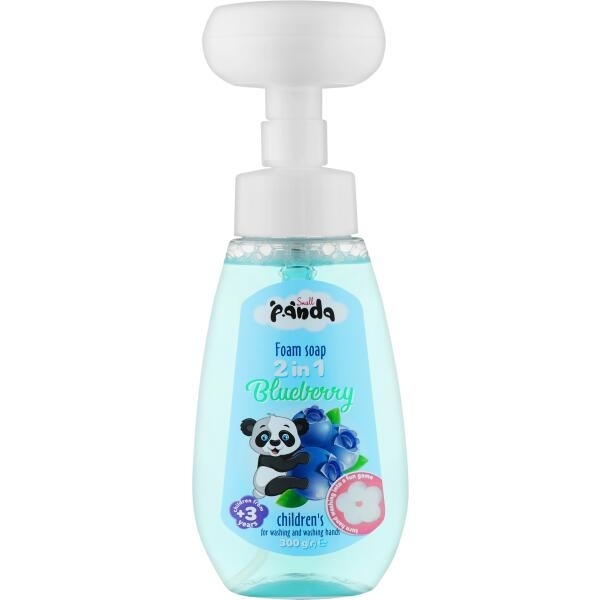Sapun-Spuma p/u copii Small Panda 2in1 Blueberry  300g