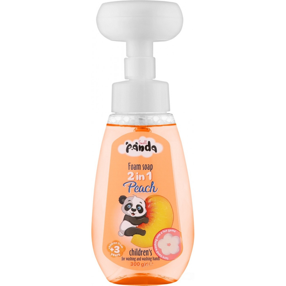Sapun-Spuma p/u copii Small Panda 2in1 Peach  300g