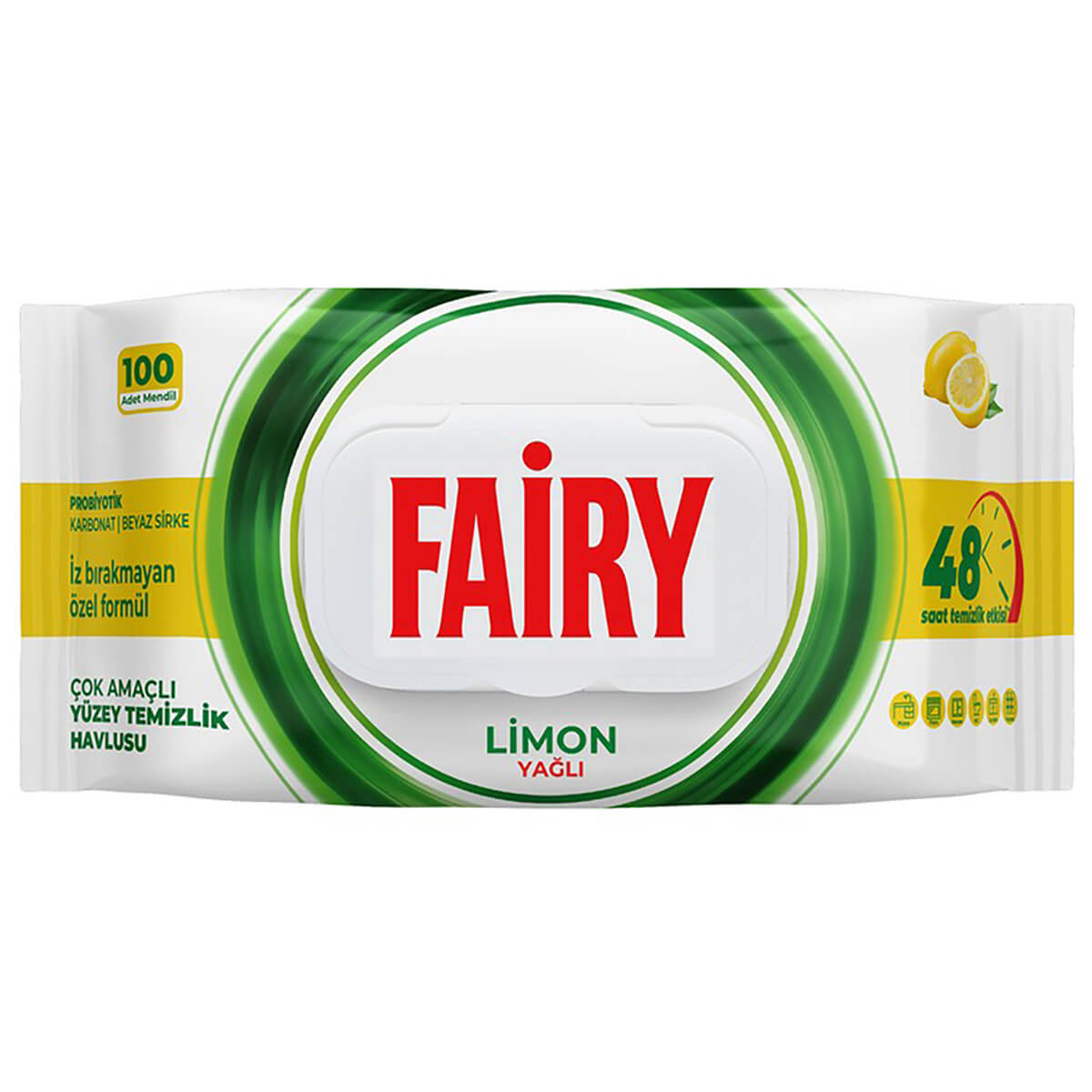 Șervețele umede de curățare Fairy 100 buc Limon