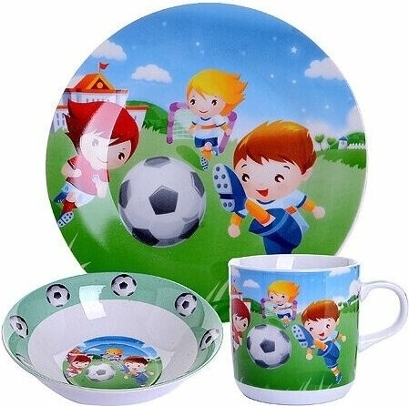 Set p/t copii portelan 3pcs Futbol LR 24022