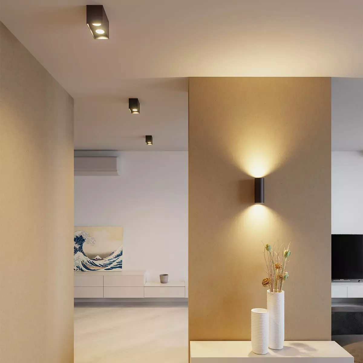 Proiector Corinth 1X7W GU10 H100 SBK