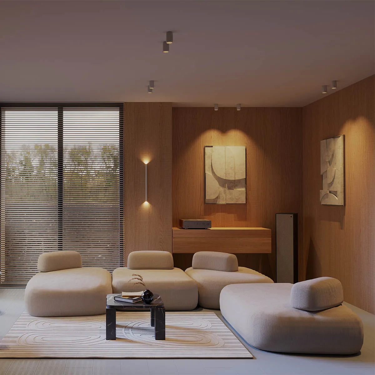 Suspensie Crisp LED 9.5 W 3000 K SBK (35)TRIAC