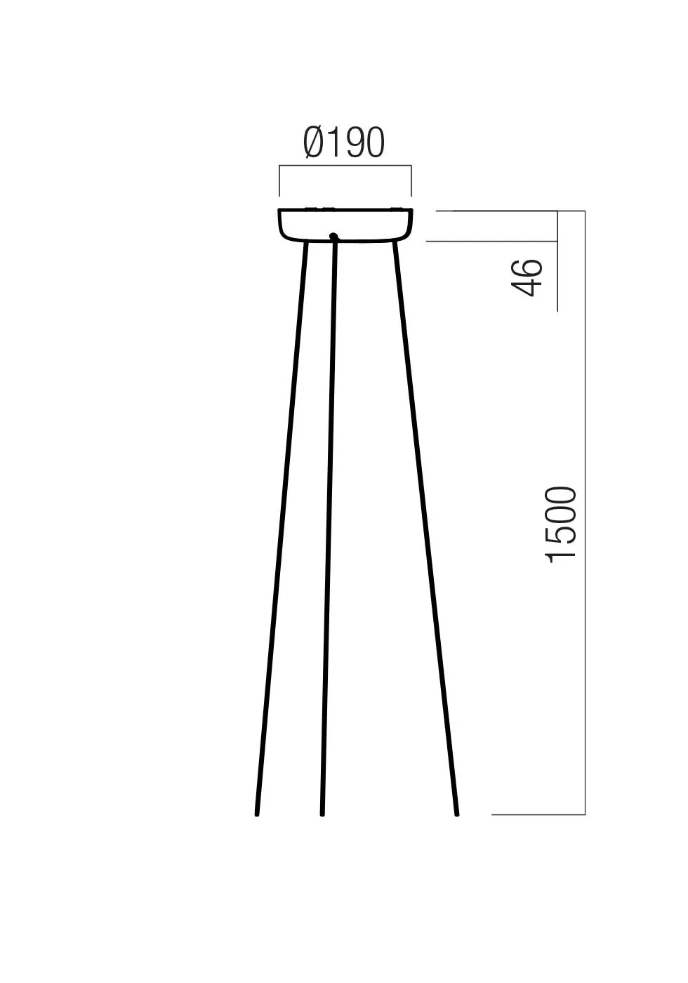 Canopy RD D190 3WIRES WH