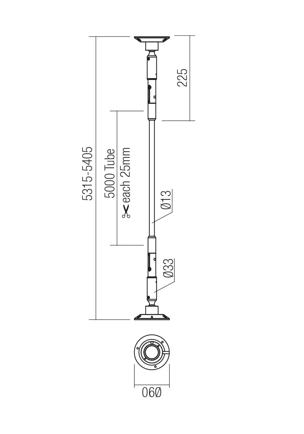 Freedom 360 SIST.LINIAR LED SMD 45 W IP65 2700 K SW(5M)