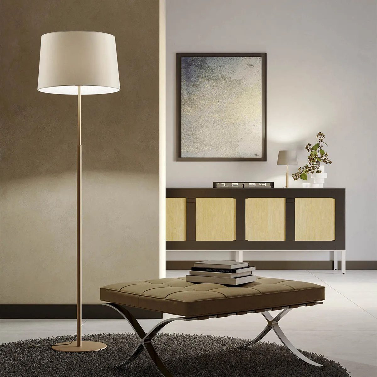 Nemia STRUCTURA Lampadar 1X15W E27 BK